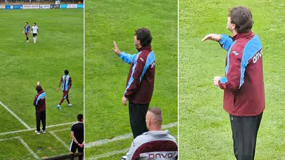 Fatih Tekke’den Trabzonsporlu oyunculara maç içinde net uyarı