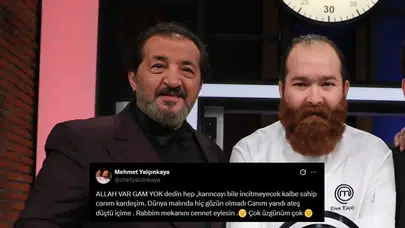 Eren Kaşıkçı’nın vefatı sonrası Şef Mehmet Yalçınkaya'dan duygusal veda