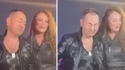 Serdar Ortaç ayağa kalkmakta zorlandı