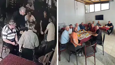 Bilecik'te Heimlich manevrası ile kurtulan adam okey oynamaya devam etti