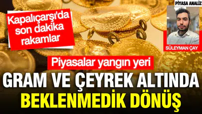 Altın fiyatları ne kadar? Gram altın ve çeyrek altın kaç TL oldu?