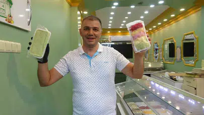 Kilisli dondurmacıdan 400 liralık dondurma fiyatlarına tepki