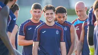 Trabzonspor'da Aral Şimşir, takımla birlikte ilk antrenmanına çıktı