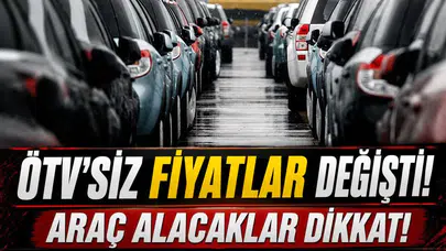ÖTV'siz araba fiyatları ne durumda ve hangi modeller öne çıkıyor?