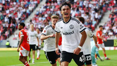 Can Uzun'dan 2 gol! Frankfurt, Mainz'ı deplasmanda mağlup etti