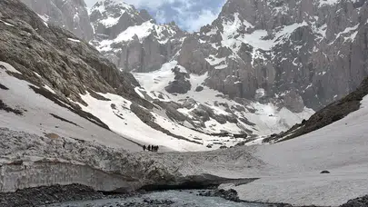 Alpler'de buzulların erimesini yavaşlatmak için koyun yünü kullanılıyor