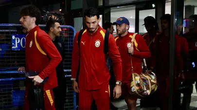 Galatasaray, Trabzonspor maçı için Trabzon’a geldi