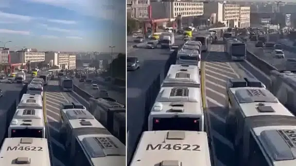 Sefaköy'de korkunç kaza: İki metrobüs çarpıştı!