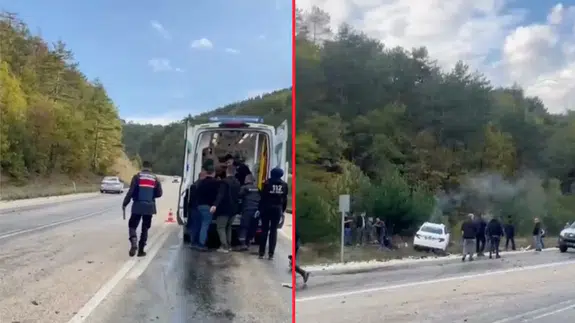 Bursa'da otomobil ile motosiklet çarpıştı: 1 ölü, 1 yaralı!
