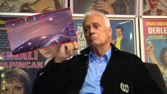 Yeşilçam'ın usta ismi Engin Çağlar’ın hayatını kaybettiği kaza kamerada!