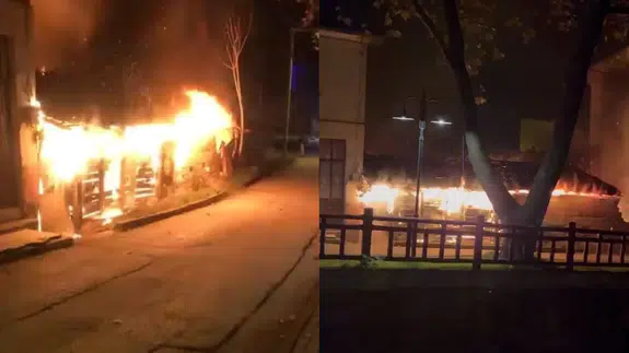 Bursa'da tek katlı ev alevlere teslim oldu!