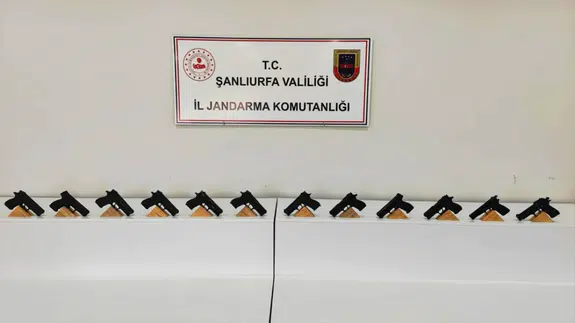 Şanlıurfa Viranşehir'de silah kaçakçılarına operasyon