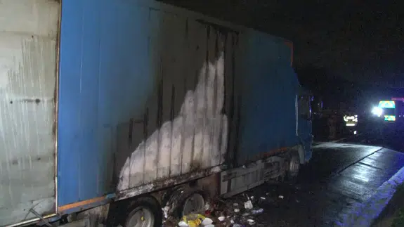 Kuzey Marmara Otoyolu’nda kamyon yangını!