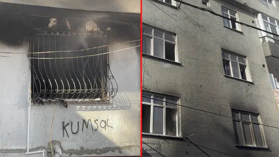 Gaziosmanpaşa'da yangın paniği: 4 katlı bina alevlere teslim oldu