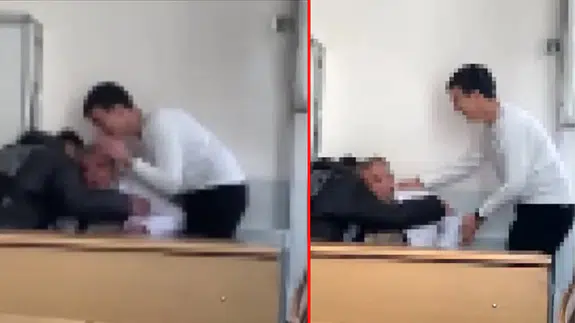 Ankara’da şaşkına çeviren görüntüler: Lise öğrencileri, öğretmenleriyle alay etti