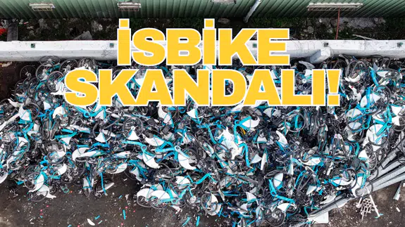 İstanbul’un bisikletleri hurdalıkta kırıldı!