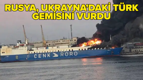 Gemide yangın çıktı