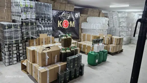 Uşak’ta 3 ton gerçek yağdan 23 ton sahte zeytinyağı yaptılar