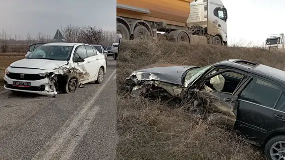 Tokat’ta iki otomobil kafa kafaya çarpıştı: 3 kişi yaralandı