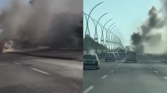 Ankara'da öğrenci taşıyan otobüs yandı!