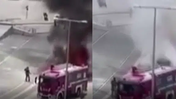 Ankara'da otomobil yangını korkuttu!