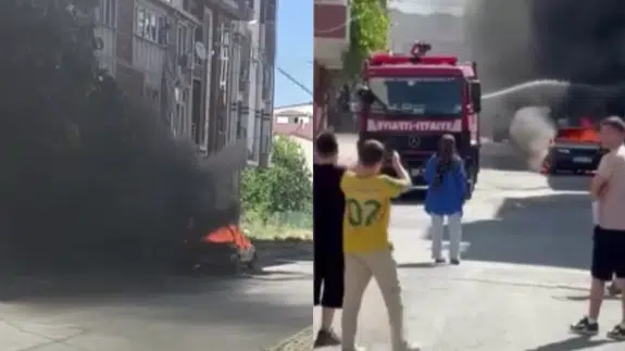 Arnavutköy'de şiddetli patlamalar