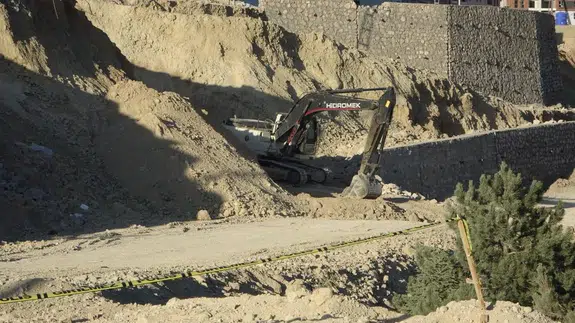 Kazı çalışmasında şok gelişme: Top mermisi bulundu