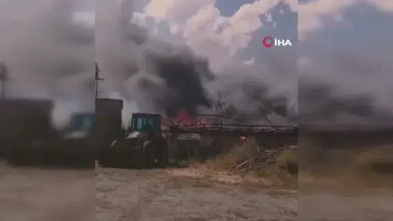 Tokat’ta korkutan yangın