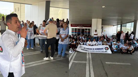 Sağlık işçilerinden İstanbul'da oturma eylemi!