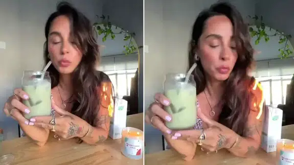 Yasemin Yürük'ün saçları alev aldı: İşte o anlar