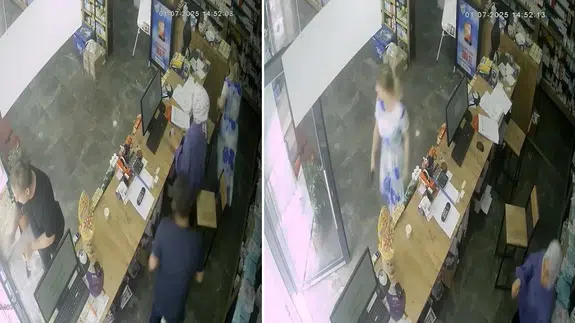 Gemlik’te 3.9’luk deprem anı kamerada: Vatandaşlar eczaneden böyle kaçtı!