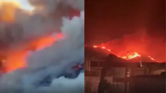 Girit Adası'nda orman yangını: Binlerce kişi tahliye edildi!