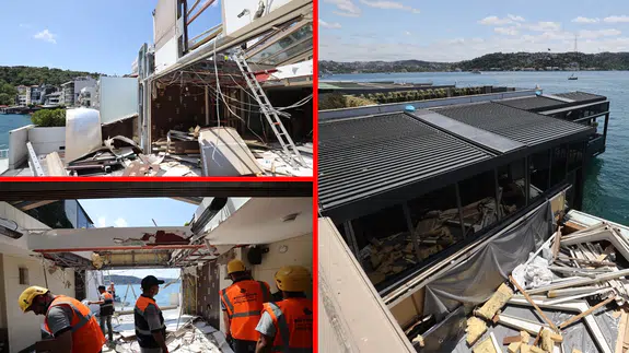 Boğaz’da kaçak yapı operasyonu