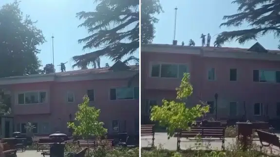 Sarıyer Baltalimanı Hastanesi'nde yangın!