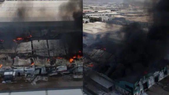 Kayseri'de mobilya fabrikasında yangın!