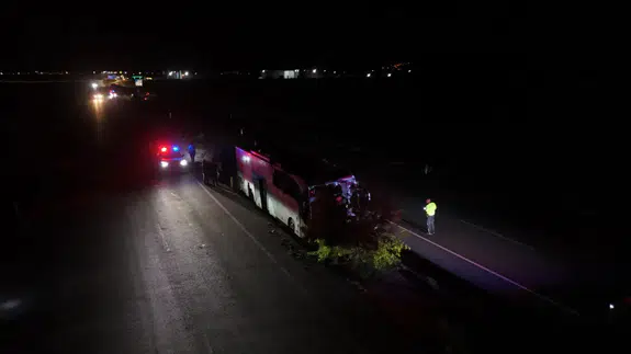 Kayseri'de korkunç kaza! Yolcu otobüsü refüje çıktı: 1 ölü, 13 yaralı!