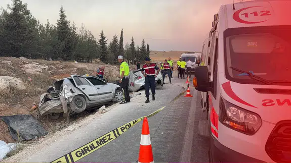 Gaziantep'te 3 kişinin hayatını kaybettiği kazaya ait görüntüler ortaya çıktı!
