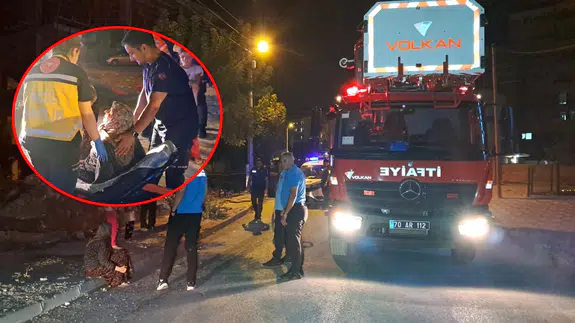 Akıl sağlığı yerinde olmayan şahıs 78 yaşındaki annesini darp etti!