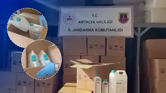 Antalya'da sahte-kaçak alkol operasyonu: 119 bin 500 litre alkol ele geçirildi!