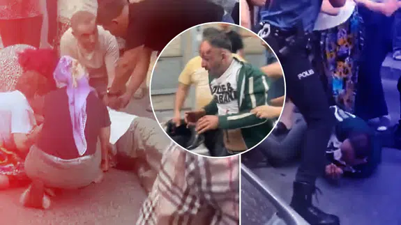 Bağcılar’da sokak ortasında kadına şiddet!