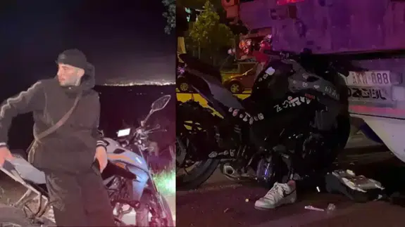 Bursa'da motosiklet tıra ok gibi saplandı: 1 ölü, 1 yaralı