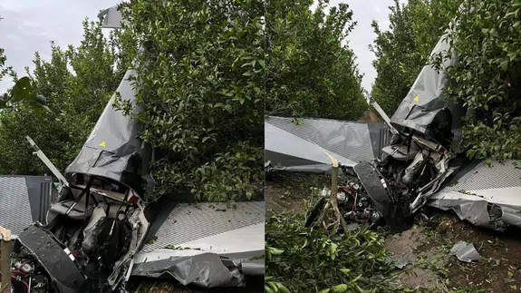 Adana'da eğitim uçağı düştü: Yaralılar var