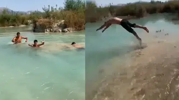 Isparta'da balıklama atlayış yapan 16 yaşındaki çocuk öldü: O anları arkadaşları kaydetti!