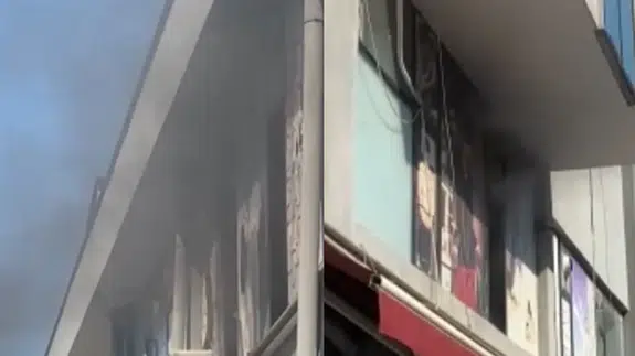 Kocaeli'de panik anları: Spor salonunda klima yangını korkuttu!