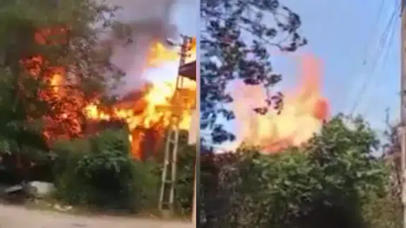 Kastamonu'da feci yangın: Ev ve ambar kullanılamaz halde!