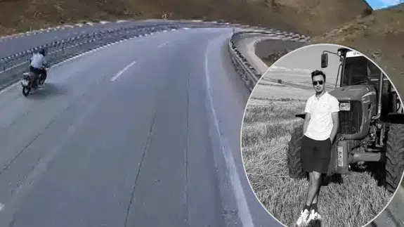 Erzincan'da korkunç kaza: Yeni aldığı motosikletle ölüme gitti!