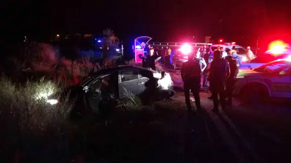 Malatya'da 'dur' ihtarına uymayan sürücü kaza yaptı: 4 kişi yaralandı