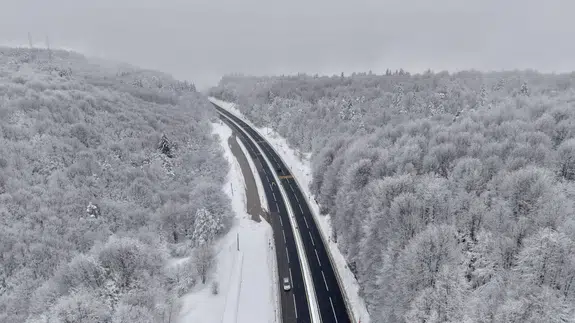 Bolu Dağı kara büründü, eşsiz görüntüler oluştu!