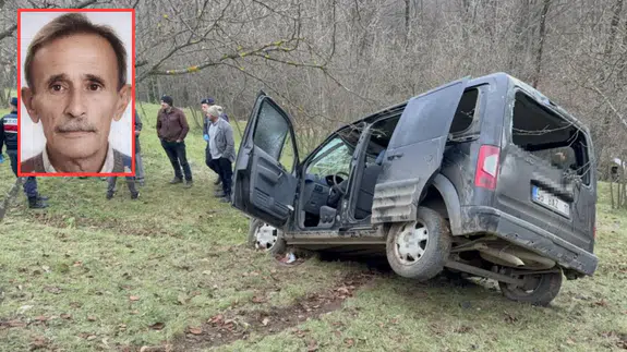 Samsun'da otomobil uçuruma yuvarlandı : 1 ölü, 2 yaralı