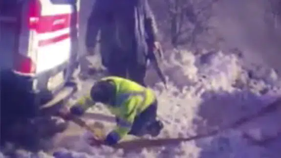 Tokat'ta kar esareti: Hastalanan çocuklar için ekipler seferber oldu!